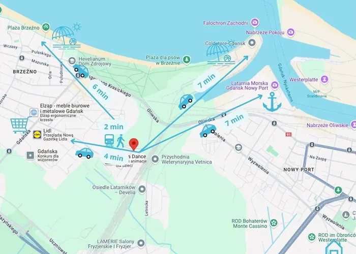 Sandcastle - 1 Km To Baltic Sea & 15 Minutes To Old Town Проживание в семье