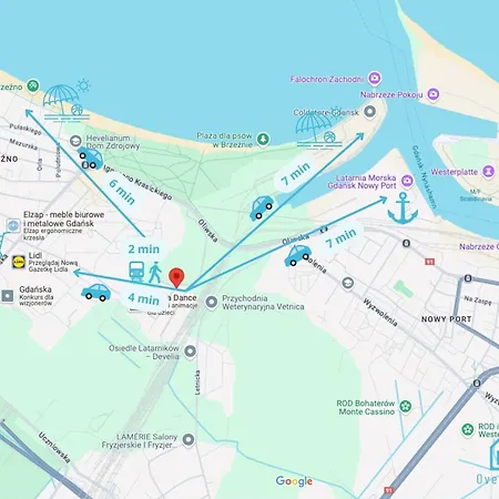 Sandcastle - 1 Km To Baltic Sea & 15 Minutes To Old Town Accommodatie bij particulieren